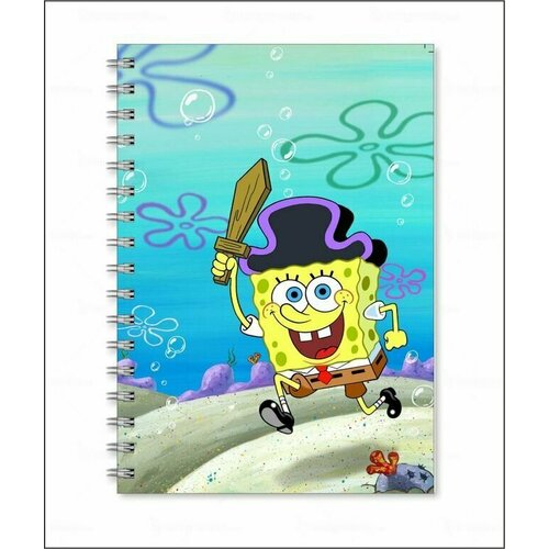 Тетрадь Губка Боб, SpongeBob №19 сумка шоппер губка боб spongebob 19