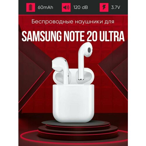 Беспроводные наушники для телефона Самсунг ноут 20 ультра Полностью совместимые наушники со смартфоном Samsung note 20 ultra i9S-TWS 37V 60mAh 129000₽