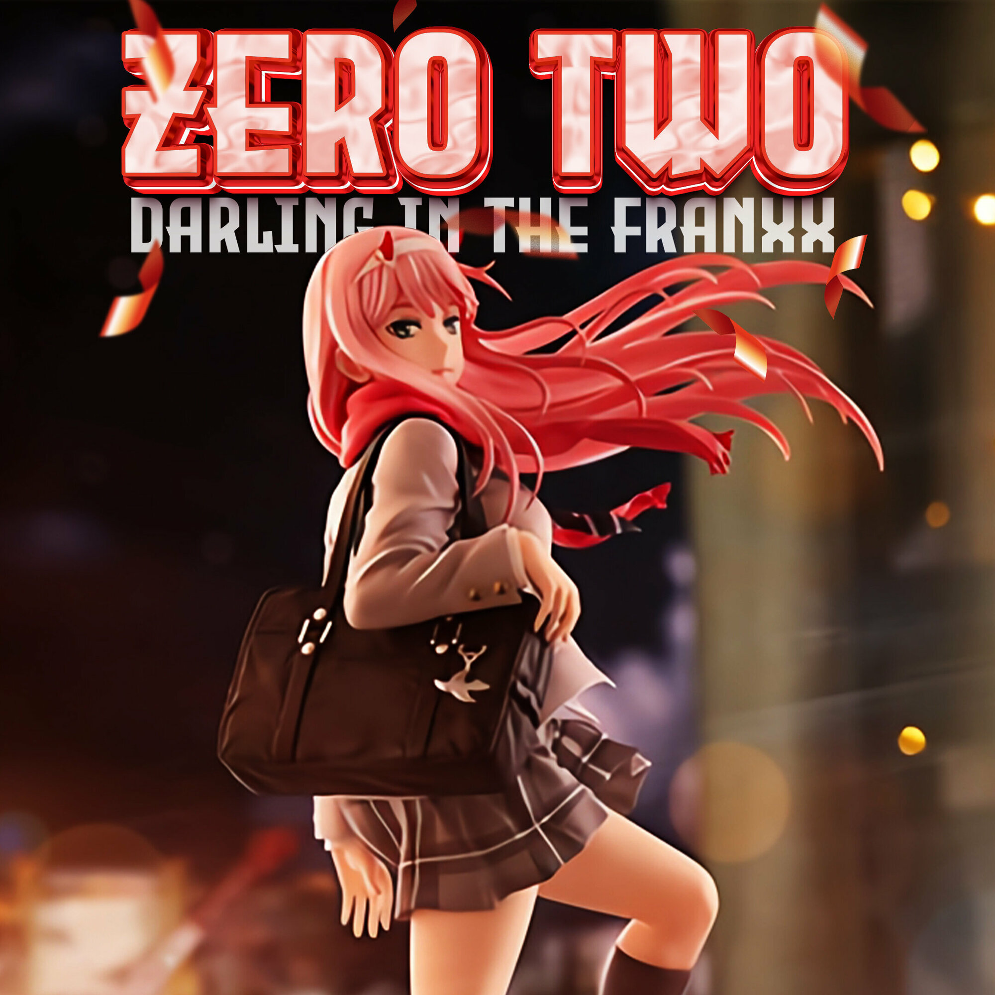 Аниме фигурка Zero Two / Darling in the FranXX / 23 см
