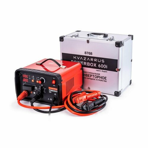 Инверторное пуско-зарядное устройство KVAZARRUS PowerBox 600i алюминиевый кейс 1904200₽