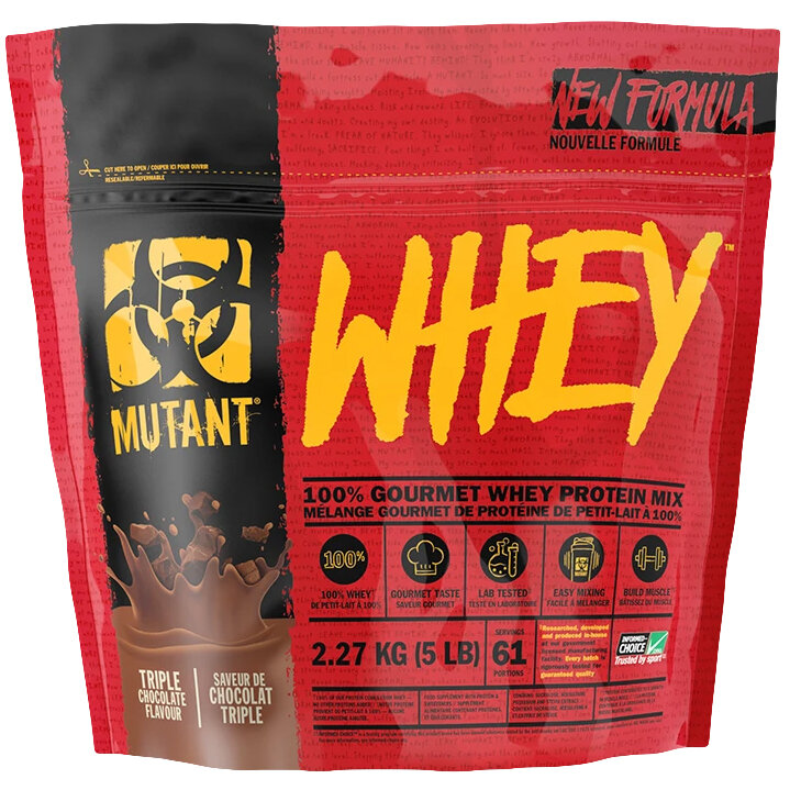 Mutant Whey - 2270 грамм, тройной шоколад