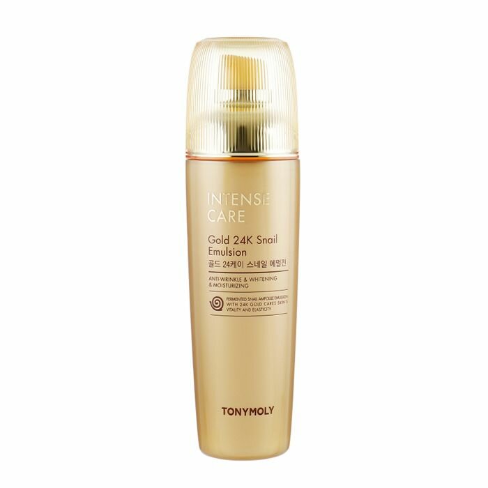 TONYMOLY INTENSE CARE Gold 24K Snail Emulsion Эмульсия для лица с муцином улитки и коллоидным золотом