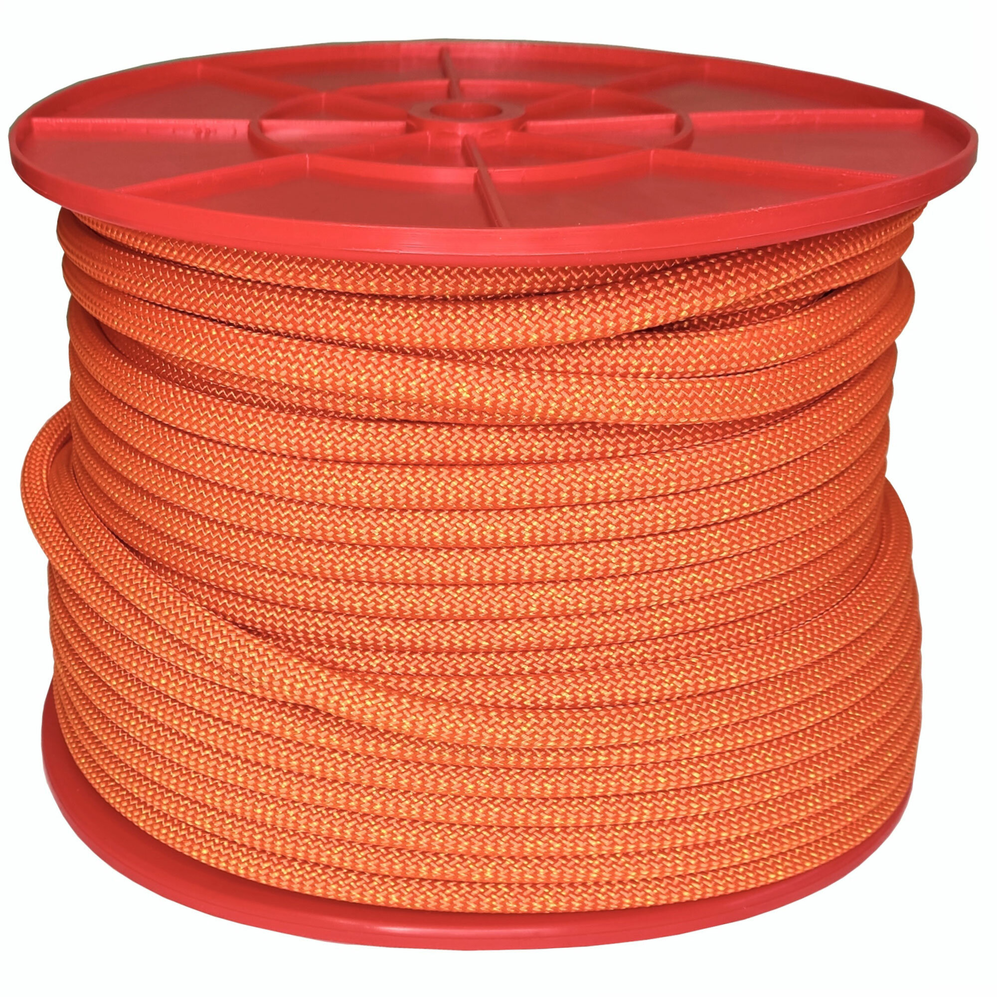 Веревка страховочно спасательная статика Мангуст 10 5мм  нагр  2700 кгс  50м  оранжевый 