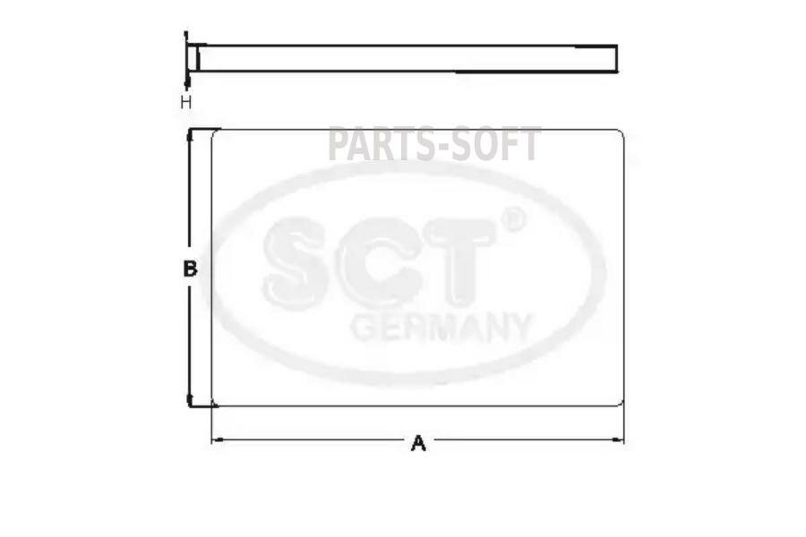 SCT GERMANY SA1342 Салонный фильтр MERCEDES C (W205)/E (W213)/M (W166)/GLS (X166)