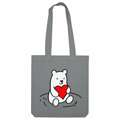 фото Сумка шоппер us basic, серый