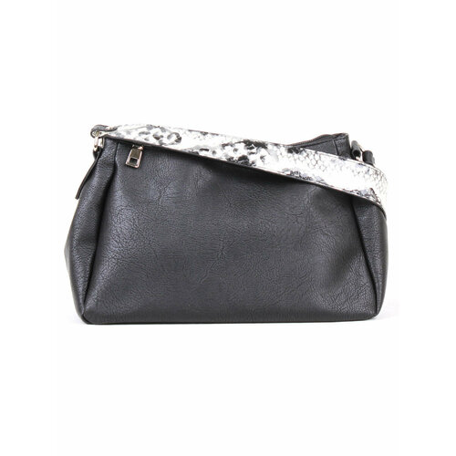 фото Сумка кросс-боди медведково, белый, черный