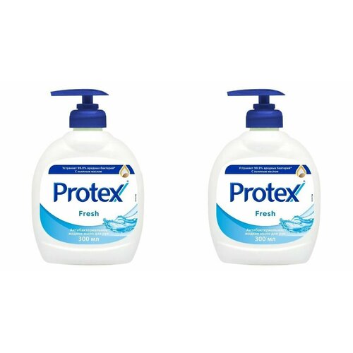 антибактериальное жидкое мыло protex fresh 300 мл х 2 шт Protex Жидкое мыло Fresh антибактериальное, 300 мл, 2 шт