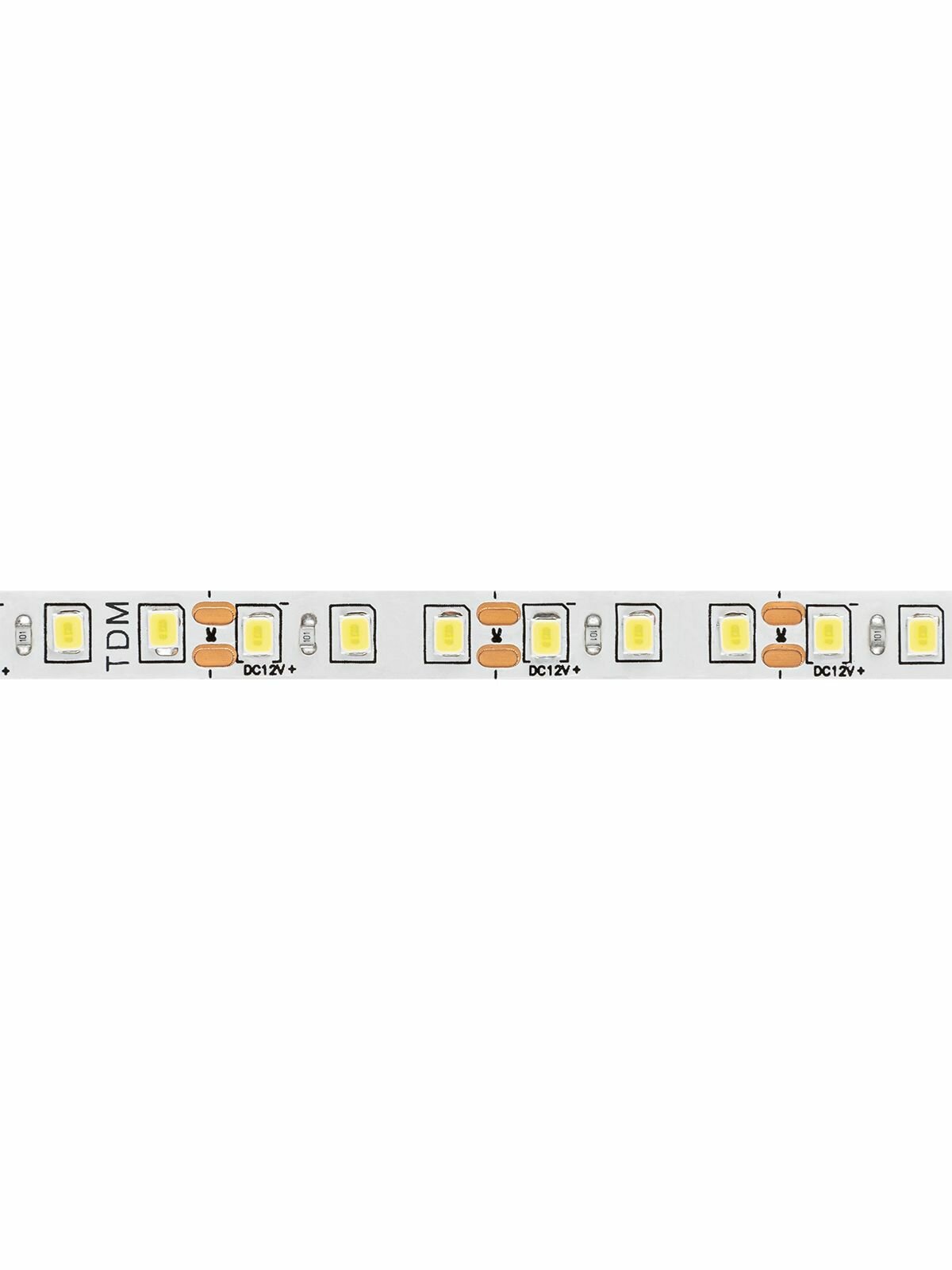 Лента светодиодная SMD2835-120 LED/м-IP20-12 В-9,6 Вт/м-6000 К (5 м) блистер TDM SQ0331-0363, цена за 1 метр