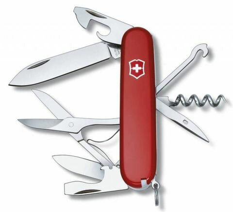 Складной нож Victorinox Climber (1.3703) 91 мм, 14 функций, красный