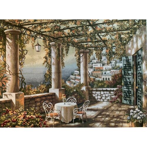 Гобелен гобелен без рамы 95х70 см Ривьера 6900₽