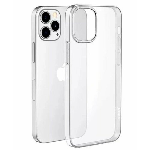 силиконовый чехол hoco pure series case для apple iphone 14 pro max черный Чехол силиконовый Hoco Light Series для iPhone 14 Pro Прозрачный