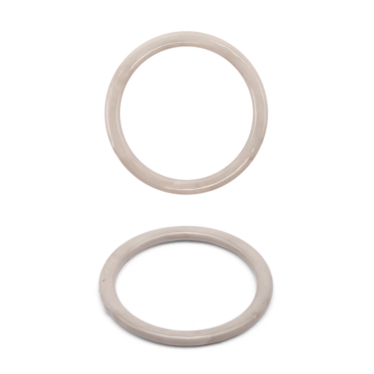 Кольцо для бюстгальтера 15 мм, металл, эмаль, ГВ800, цветной (C154 светло-серый), 20 шт