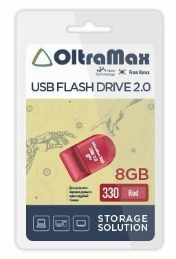 USB флэш-накопитель (OLTRAMAX OM-8GB-330-Red)