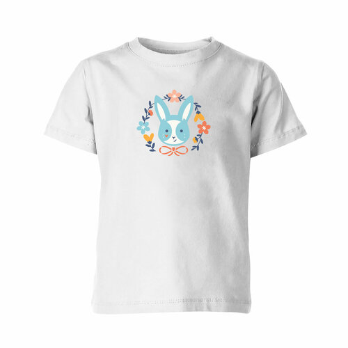Футболка Us Basic, размер 10, белый детская футболка милый кролик с фонариком 104 синий