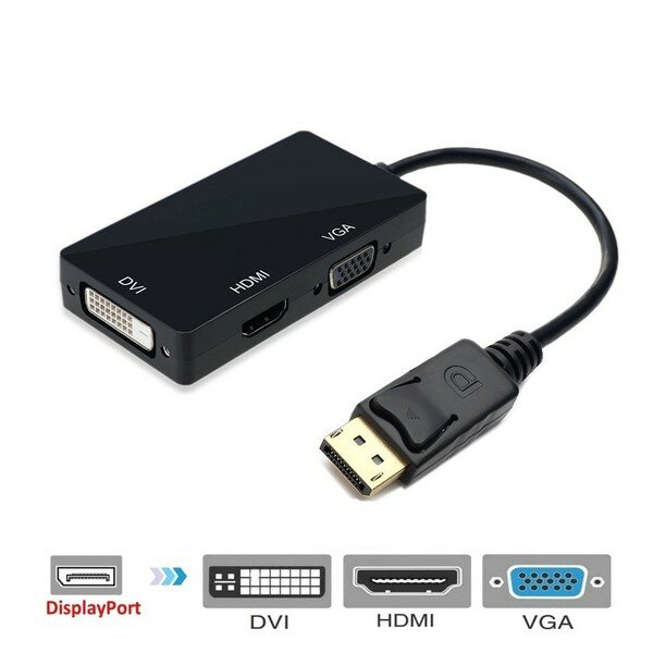 Переходник DisplayPort -> HDMI/DVI/VGA Orient C309