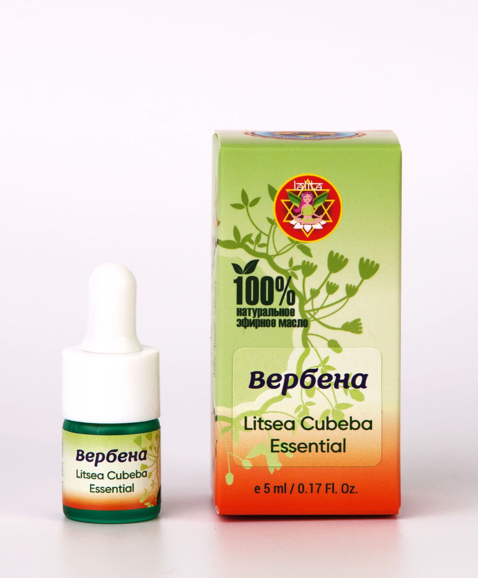 Вербена (эфирное масло) / Litsea Cubeba essential / 5 мл / стекло / Prana Healing / LALITA®