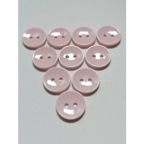Пуговицы 18мм 28L 10 штук 2 прокола светло-розовый 199₽
