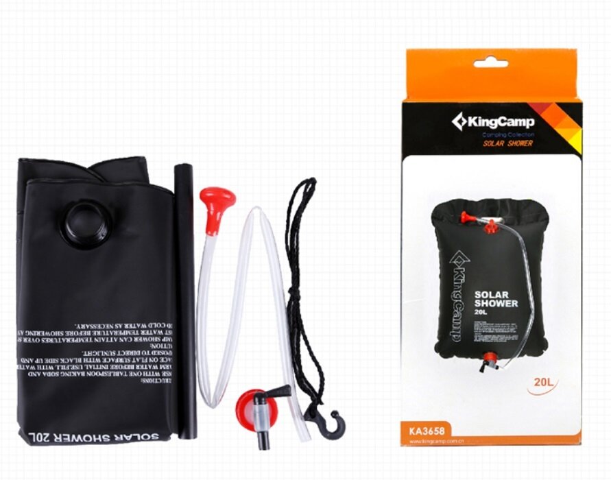 Походный душ KingCamp KA3658 Solar Shower, 20л, нагрев воды на солнце — фото 1