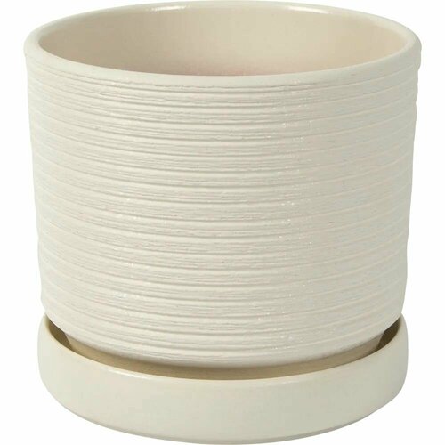 Горшок цветочный Лоза 18 h16.5 см v2.6 л керамика белый