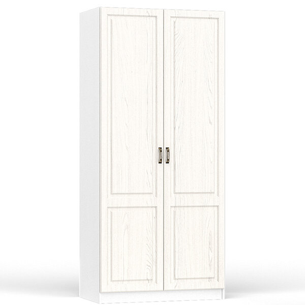 Ливерпуль Шкаф для одежды 13.134, цвет ясень ваниль/белый