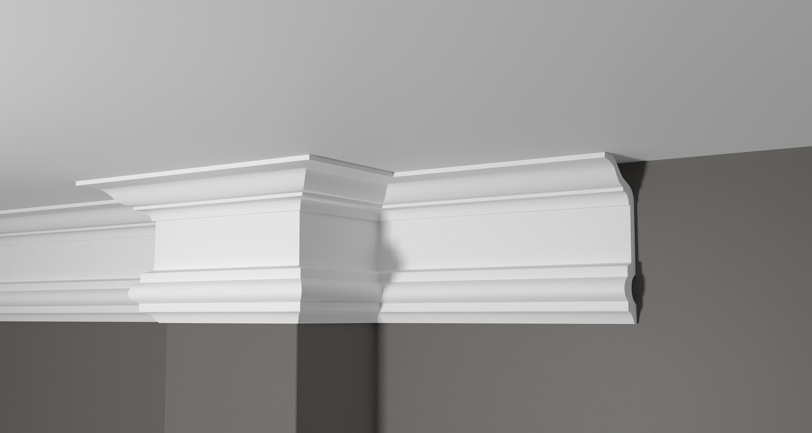 Карниз Decor-Dizayn арт. DD505 ( д. 2000 x в. 150 x ш. 70 мм. )