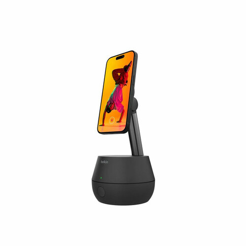 Беспроводное зарядное устройство Belkin Stage Auto-Tracking Stand Pro с кабелем USB-C, MagSafe, 15 Вт черный