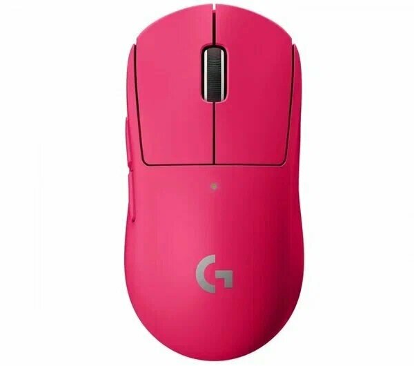 Беспроводная игровая мышь LOGITECH G PRO X Superlight 2 розовая (2,4 ГГц, 5 кнопок, LIGHTFORCE hybrid switches, HERO 2, 32000 dpi, USB, 910-006799)