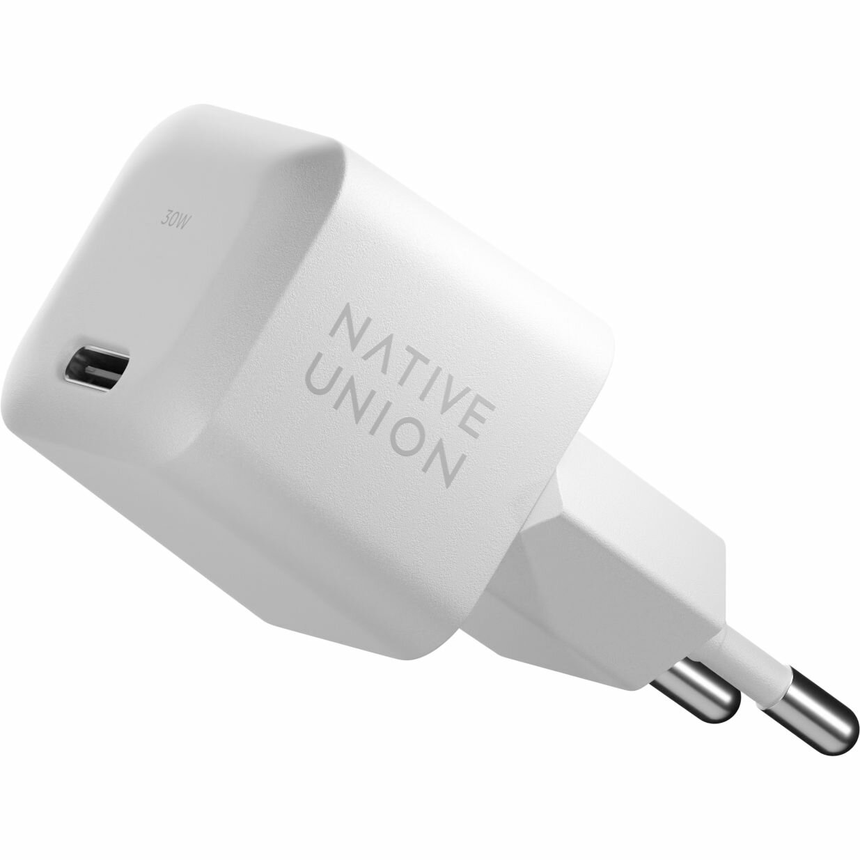 Сетевое зарядное устройство Native Union Fast GaN Charger USB-C, PD, 30 Вт, белый