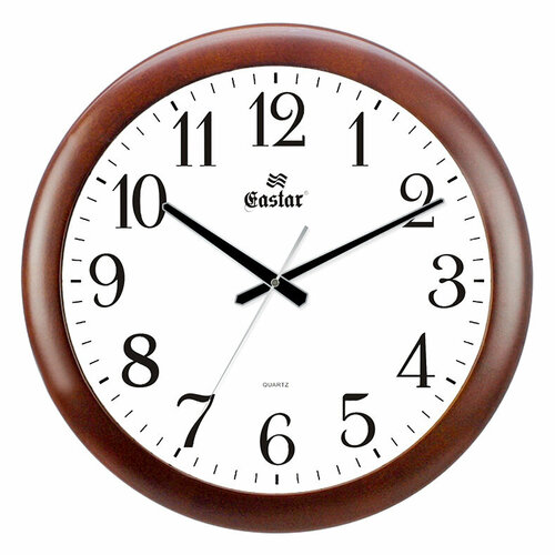 Деревянные бесшумные настенные часы с плавной секундной стрелкой