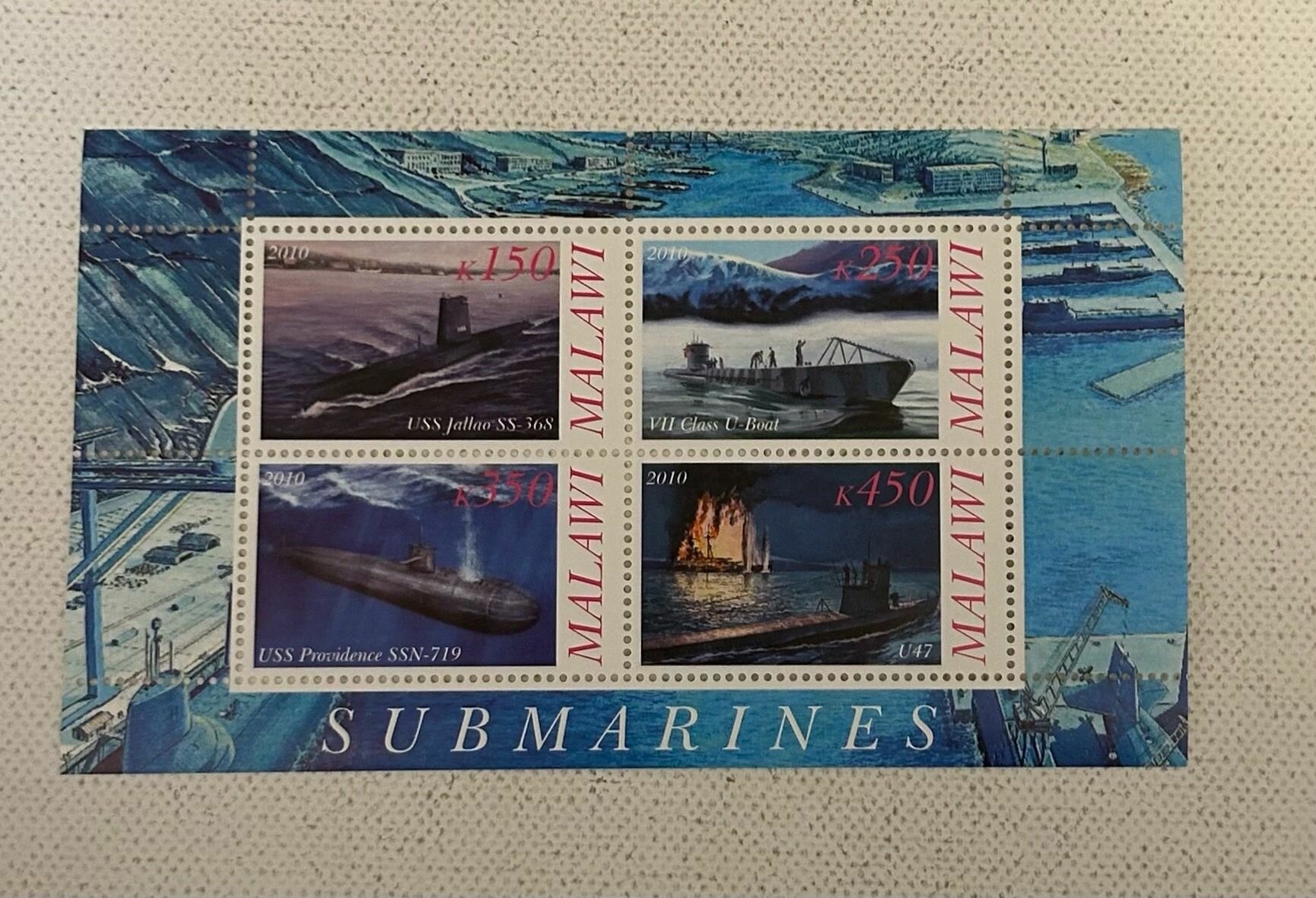 Марка субмарин 2010 подводные лодки