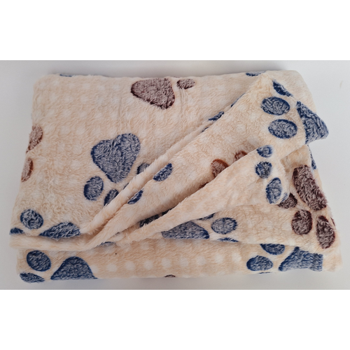 Плед Лапки серия бамбук 2-х спальный производитель Blanket Китай 580₽