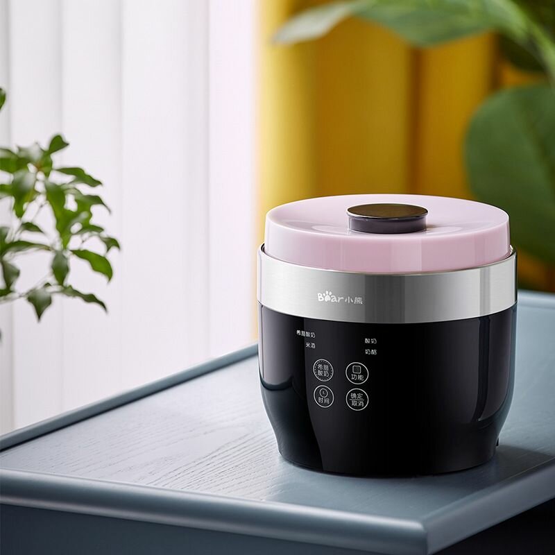 Йогуртницы Xiaomi Йогуртница Bear SNJ-C10T1 , сенсорное управление, керамические баночки, 4 шт, blue,4,20, Йогурт, Touch control type, is metal, the ceramics list,1.5, the yogurt maker list, is constant heating,20,20,20