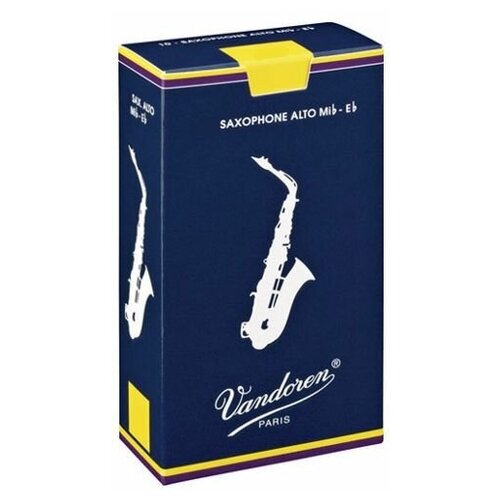 Vandoren SR2135 Трости для саксофона Альт Традиционные №3,5 (10шт) Vandoren sr2135 трости для саксофона альт традиционные 3 5 10шт vandoren