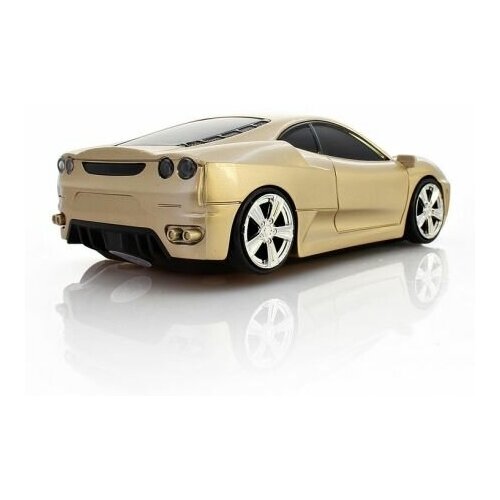 Мышь - машинка беспроводная Fer-i золотая 139000₽