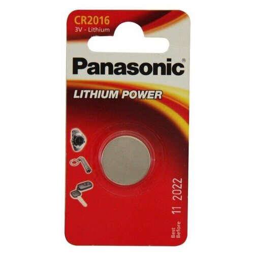 Батарейка Panasonic Lithium Power CR-2016EL/1B