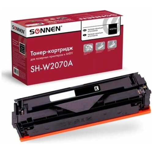 Картридж лазерный SONNEN (SH-W2070A) для HP CLJ 150/178 высшее качество, черный, 1000 страниц