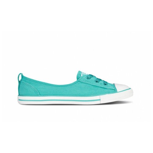 Женские кеды Converse (конверс) Chuck Taylor All Star Ballet Lace 547159 бирюзовые (37)