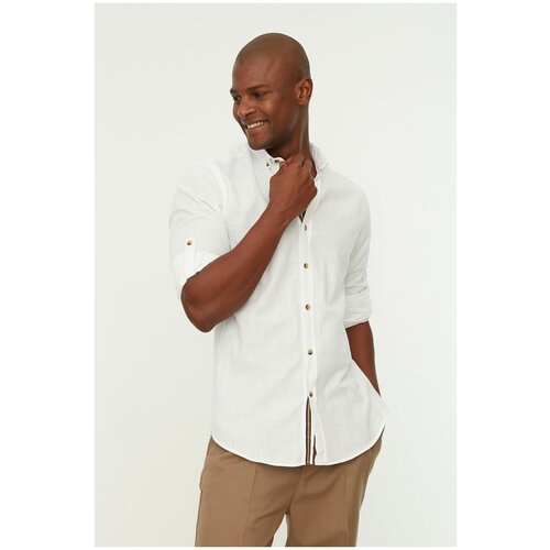 фото Рубашка trendyol рубашка trendyol trendyol tmnss22go0210, размер: xl, черный