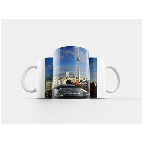 фото Кружка "берлин, башня, городской пейзаж" 320 мл lotsprints