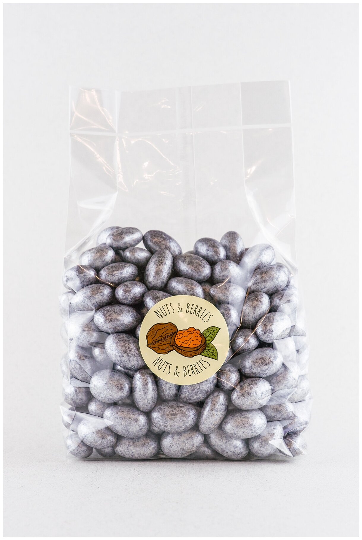 Миндаль в серебряной глазури Nuts&Berries 500гр - фотография № 3