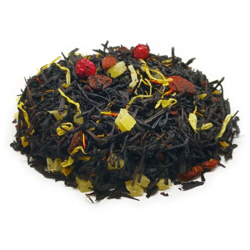 Чай Первая чайная компания "Соблазн", черный листовой с добавками, 100 г, 50 г