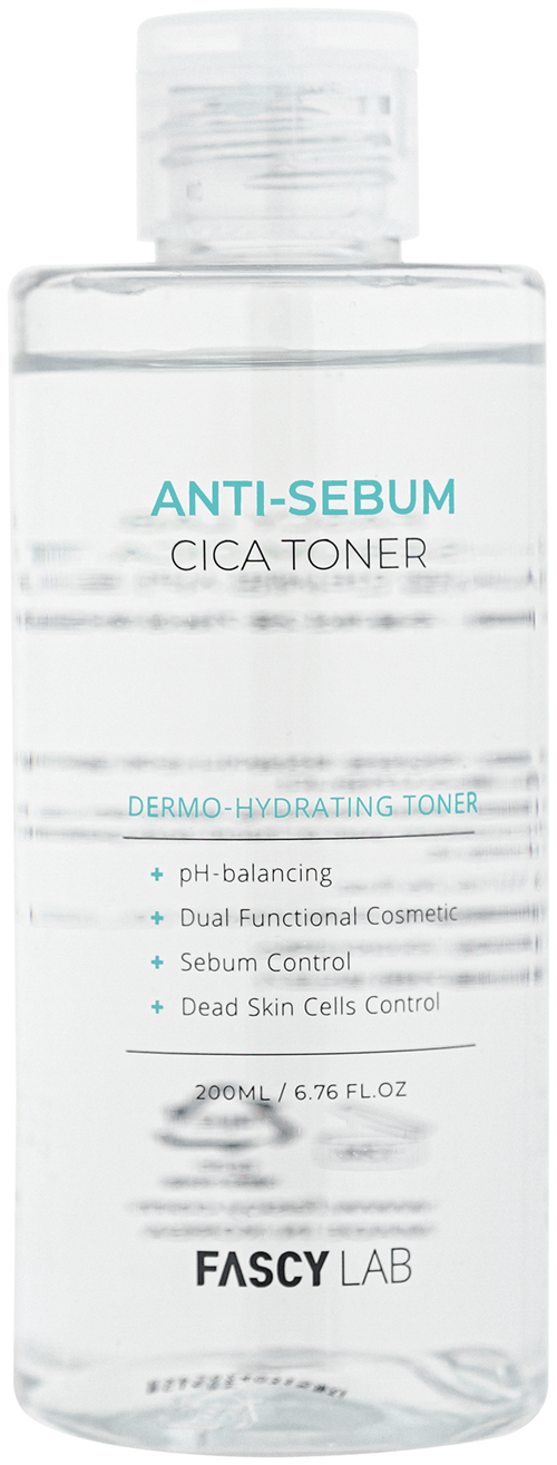 Fascy Lab Тоник для чувствительной кожи лица / Anti-Sebum Cica Toner 30 мл