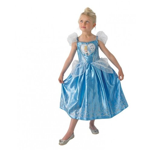 детский фантазийный костюм для макияжа платье золушки платье для девочек костюм золушки вечернее вечерние принцессы для маленьких девоч Платье Золушки (6815), 110-116 см.