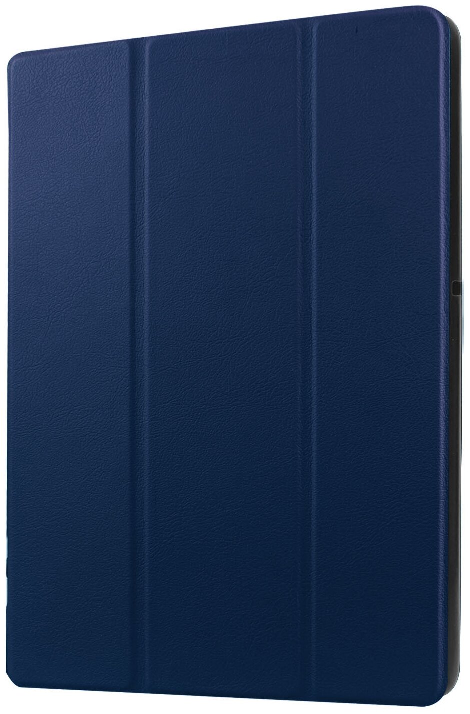 Чехол-обложка MyPads для Huawei MediaPad M3 Lite 10 (BAH-AL00 / W09) тонкий умный кожаный для пластиковой основе с трансформацией в подставку синий