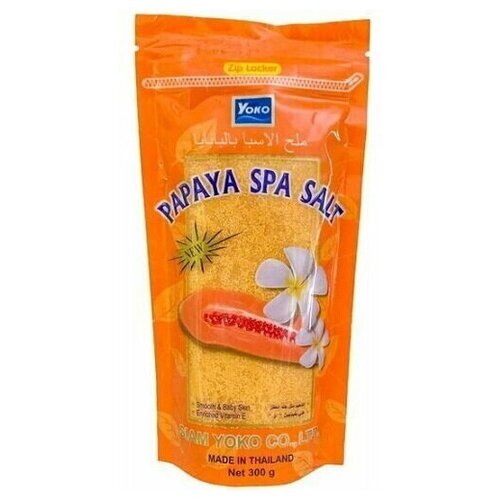 Скраб солевой для тела Папайя Yoko Papaya Spa Salt 300g