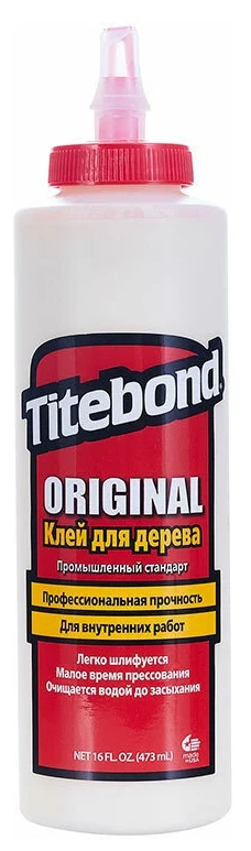 Столярный ПВА клей для дерева Titebond Original D2, 473 мл