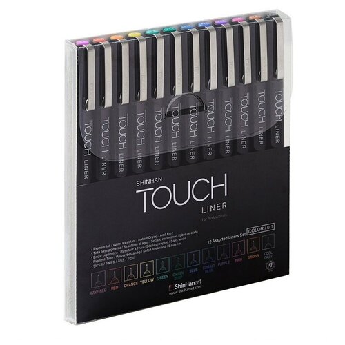 Набор Touch Liner Brush 12 шт (цветные)