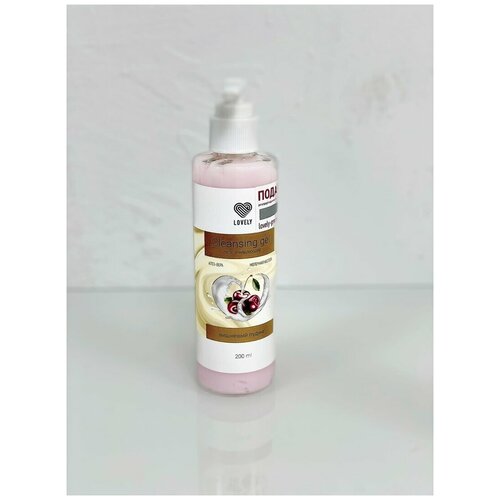 Гель очищающий перед депиляцией Вишневый пудинг Lovely 200 мл 356₽