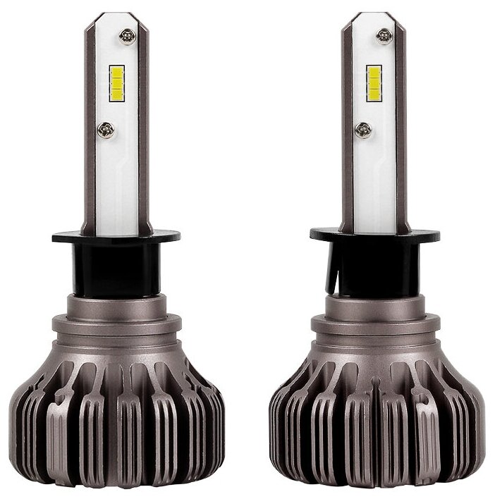 Светодиодные лампы Vizant K2 цоколь H1 с чипом CSP Y18 4400lm 5000k (2 шт.)