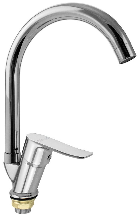 фото Смеситель CONSUL 3154 кухонный, шаровый, боковой металлик